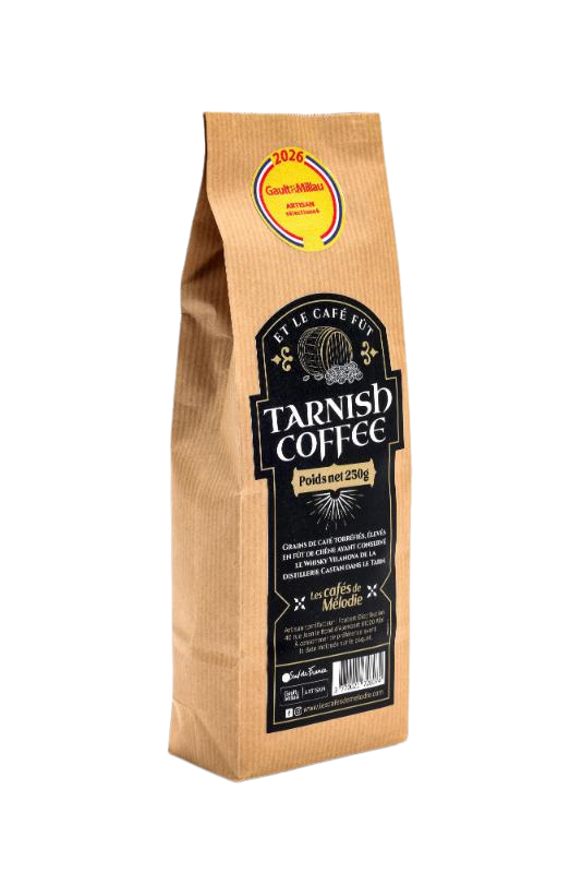 Tarnish Coffee Moulu de profil Les Cafés de Mélodie