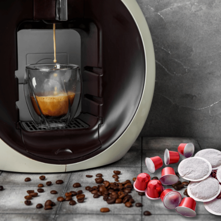 Capsules et dosettes compatibles Nespresso et Senseo