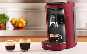 cafetière à dosettes souples