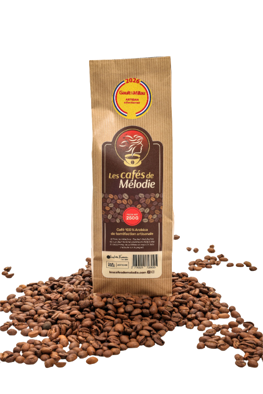 Café en grains les cafés de Mélodie paquet 250g