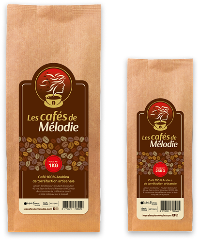 Les cafés de Mélodie en grains
